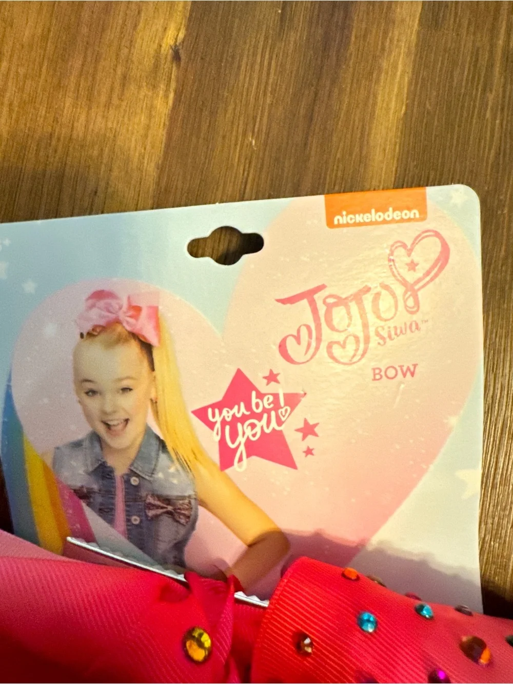 NWT JoJo Siwa Signature Gem-Studded Rhinestone Hair Bow - Nickelodeon